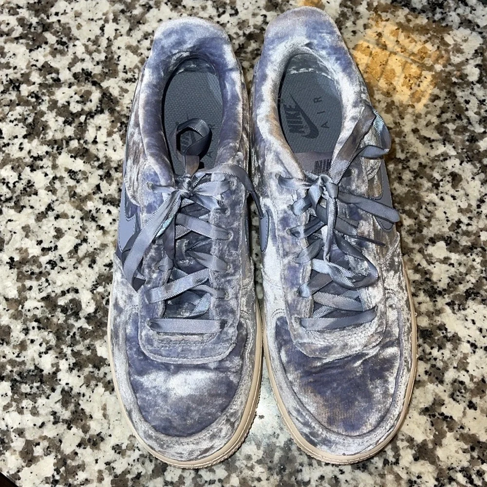 Nike Air Force 1 GS Dark Sky Blue Velvet